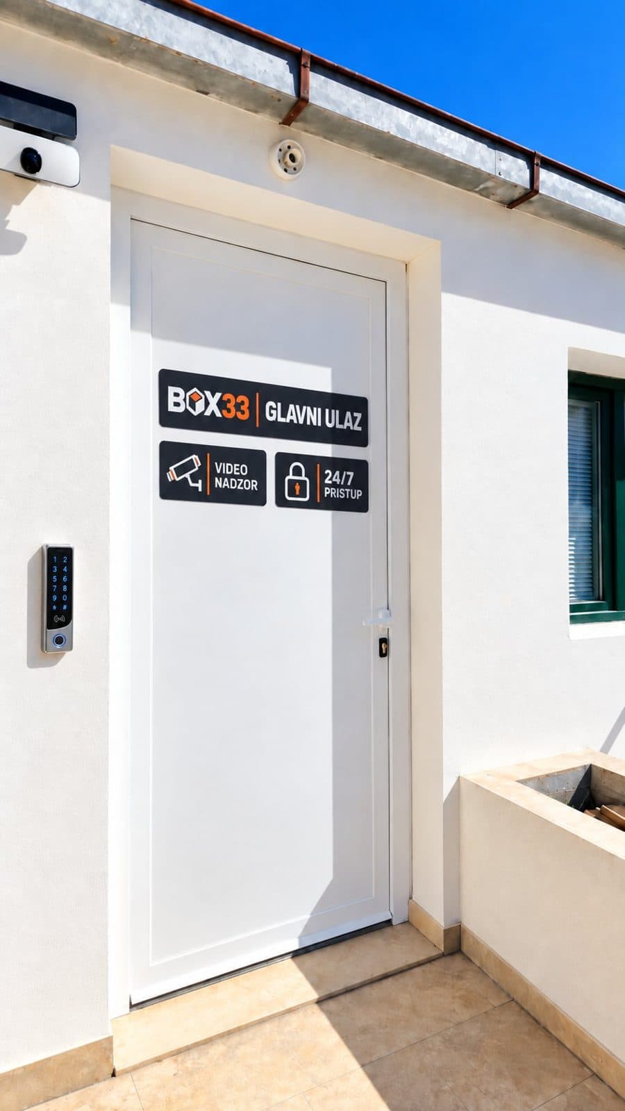 Ulaz u BOX33 sa šifrarnikom